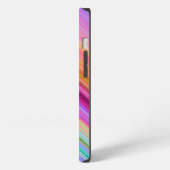 Etui iPhone 13 Coucher de soleil en zigzag (Côté gauche)
