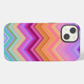 Etui iPhone 13 Coucher de soleil en zigzag (Verso Horizontal)