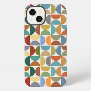Etui iPhone 13 Couleur du Motif des cycles MCM sur la crème