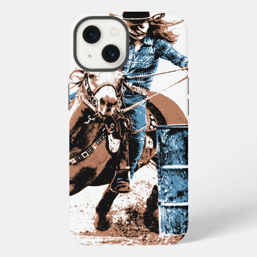 Etui iPhone 13 Course de barils (Verso)
