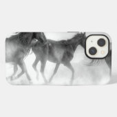 Etui iPhone 13 Course de mustang (Verso Horizontal)