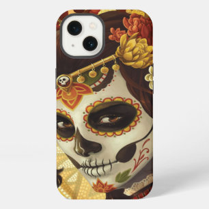 Etui iPhone 13 Coussin de jet Dia De Los Muertos