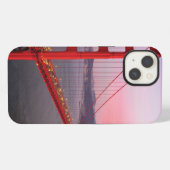 Etui iPhone 13 coussin jeté pont Golden Gate (Verso Horizontal)