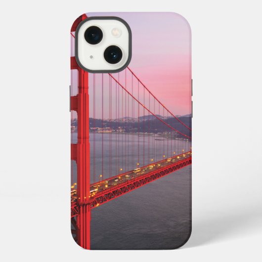 Etui iPhone 13 coussin jeté pont Golden Gate (Verso)
