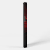 Etui iPhone 13 Crâne 3D en feu vif (Côté droit)