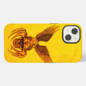 Etui iPhone 13 Crâne à aigle (Verso Horizontal)