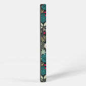 Etui iPhone 13 Crâne dans les fleurs (Côté droit)