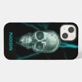 Etui iPhone 13 Crâne de foudre humain (Verso Horizontal)