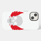 Etui iPhone 13 crâne incroyable avec aile (Verso Horizontal)