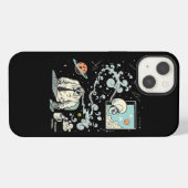 Etui iPhone 13 Crâne squelette ADHD décalé 61 (Verso Horizontal)