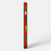 Etui iPhone 13 crâne squelette de Noël gothique (Côté gauche)