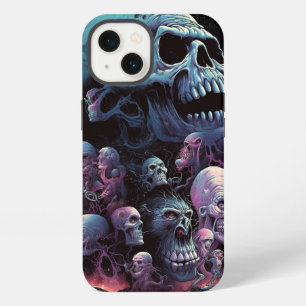 Etui iPhone 13 Crânes monstres Horreur Art