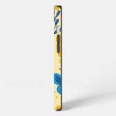 Etui iPhone 13 Crayon et fleurs de papillon (Côté gauche)