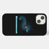 Etui iPhone 13 Créature Alien Bioluminescente de la Mer (Verso Horizontal)