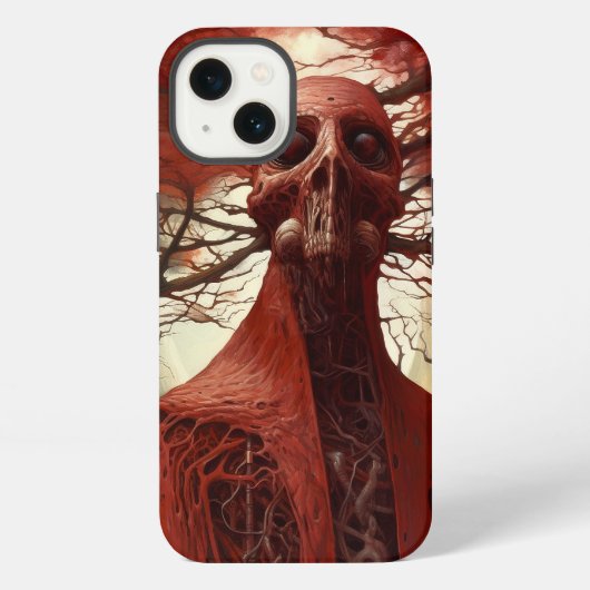 Etui iPhone 13 Créature Alien Sci-fi Horreur Art (Verso)