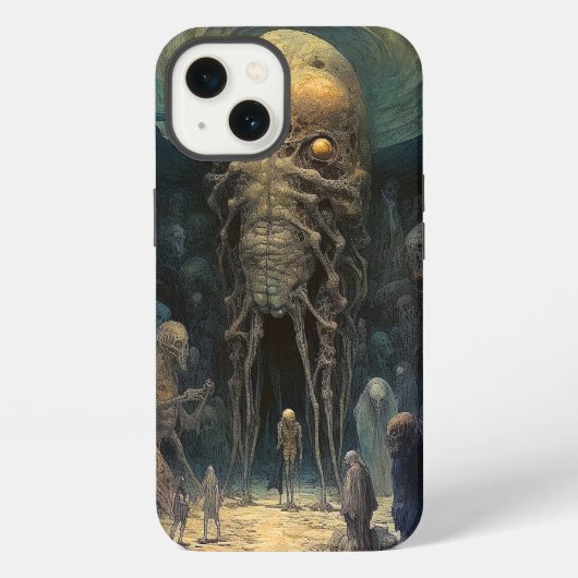 Etui iPhone 13 Créature de l'Alien des Enfers Démoniaques (Verso)