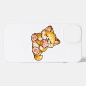 Etui iPhone 13 Crème Glacée de Chat Mignon (Verso Horizontal)