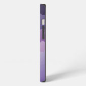 Etui iPhone 13 cristaux violets (Côté gauche)