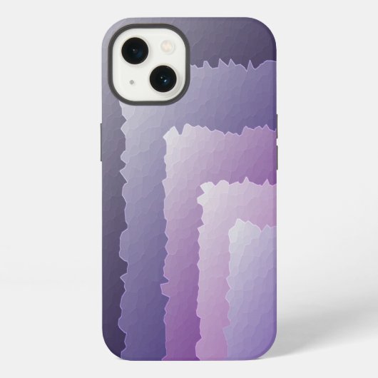 Etui iPhone 13 cristaux violets (Verso)