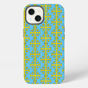 Etui iPhone 13 Croix de Jérusalem