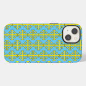 Etui iPhone 13 Croix de Jérusalem Croix quintuple du Christ (Verso Horizontal)