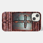 Etui iPhone 13 Croix de Sang (Verso Horizontal)