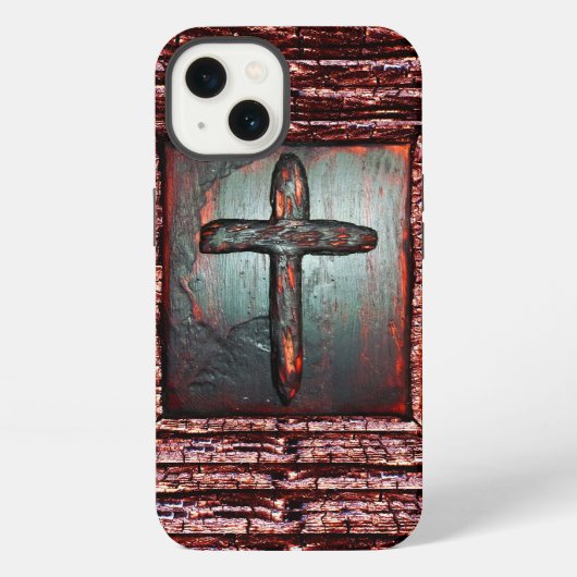 Etui iPhone 13 Croix de Sang (Verso)