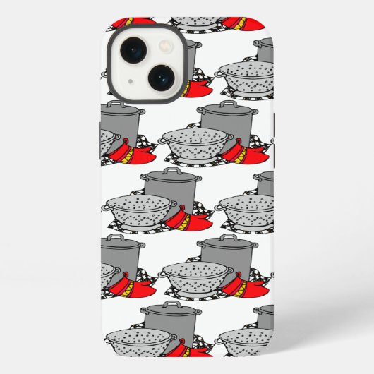 Etui iPhone 13 Cuisine Pot et Strainer Cadeaux Chef (Verso)