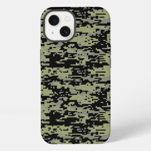 Etui iPhone 13 Custom Didgital Camo Monogram (Verso)