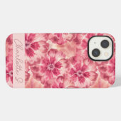 Etui iPhone 13 Custom Pink Floral Coquette (Verso Horizontal)