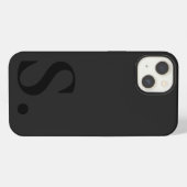 Etui iPhone 13 Custom with Initial Name (Verso Horizontal)