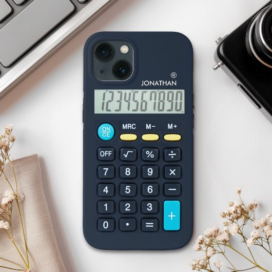 Etui iPhone 13 Customizable Fun Calculator