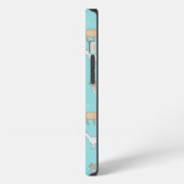 Etui iPhone 13 Cute Alpaca Llama Cactus Pattern (Côté gauche)