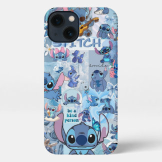 Etui iPhone 13 Cute Blue Cartoon Alien Phone Case 💙✨
