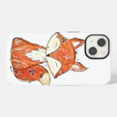 Etui iPhone 13 Cute Fox Whimsical (Verso Horizontal)