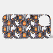 Etui iPhone 13 Cute Ghost Pumpkin Pattern – Happy Halloween (Verso Horizontal)