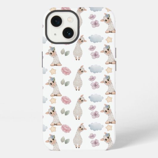 Etui iPhone 13 CUTE LLAMA Case-Mate iPhone case (Verso)