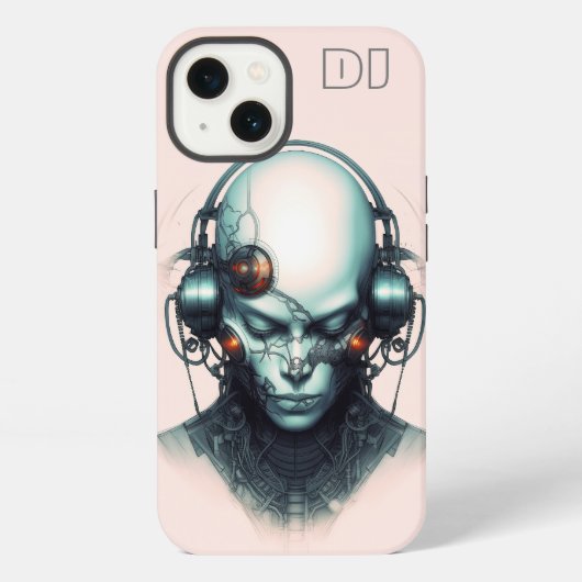 Etui iPhone 13 Cyborg Cyberpunk Dj (Verso)
