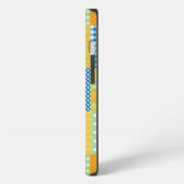 Etui iPhone 13 Daffodils iPad Mini Case, Country Faux-Patchwork (Côté gauche)