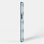 Etui iPhone 13 Daisy Bleue (Côté droit)