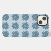 Etui iPhone 13 Daisy Bleue (Verso Horizontal)