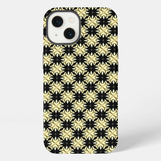 Etui iPhone 13 Damas Yellow Black Geometric Pattern iPhone 6 (Verso)