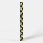 Etui iPhone 13 Damaskish Jaune Noir Motif Géométrique iPhone 6 (Côté droit)
