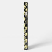 Etui iPhone 13 Damaskish Jaune Noir Motif Géométrique iPhone 6 (Côté gauche)