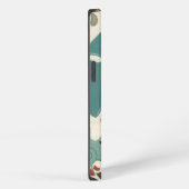 Etui iPhone 13 Damassé côtier II (Côté droit)