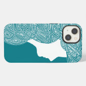 Etui iPhone 13 Dame Banque d'Alimentation (Verso Horizontal)