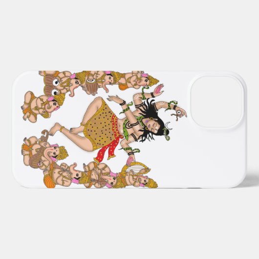 Etui iPhone 13 Dancing Shiva Phone Cover  (Verso Horizontal)