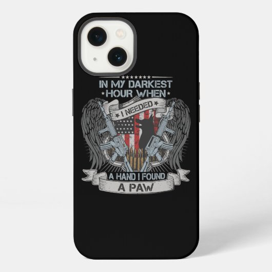 Etui iPhone 13 Dans mon heure la plus sombre, j'avais besoin d'un (Verso)