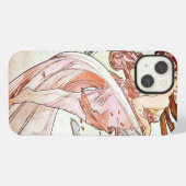 Etui iPhone 13 Danse d'Alphonse Mucha (Verso Horizontal)