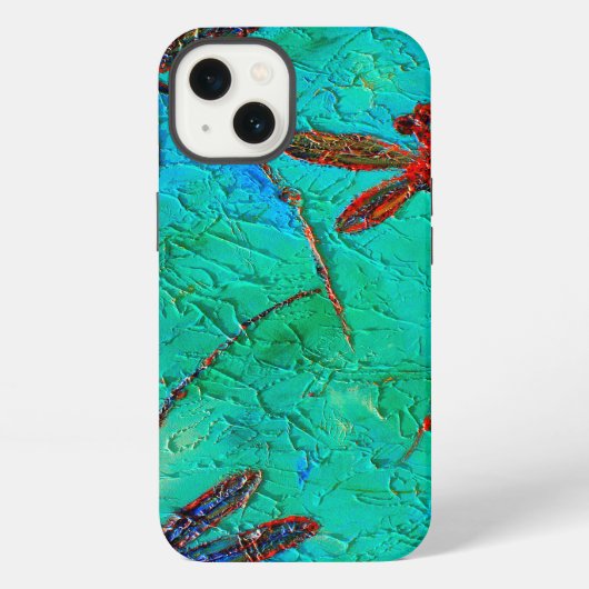 Etui iPhone 13 Danse de libellule (Verso)